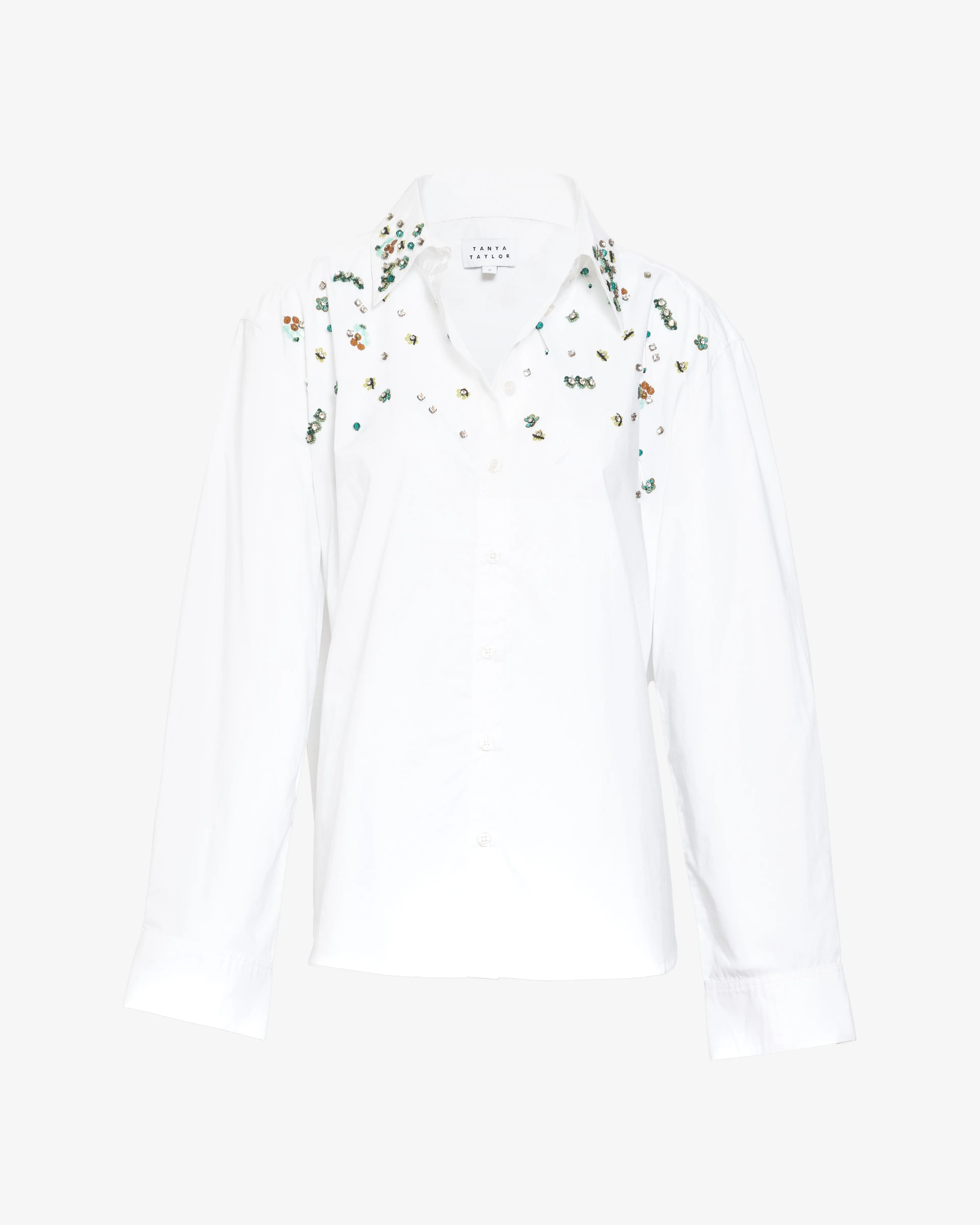 Margaux Embellished Shirt sold by Tanya Taylor product image thumbnail 5