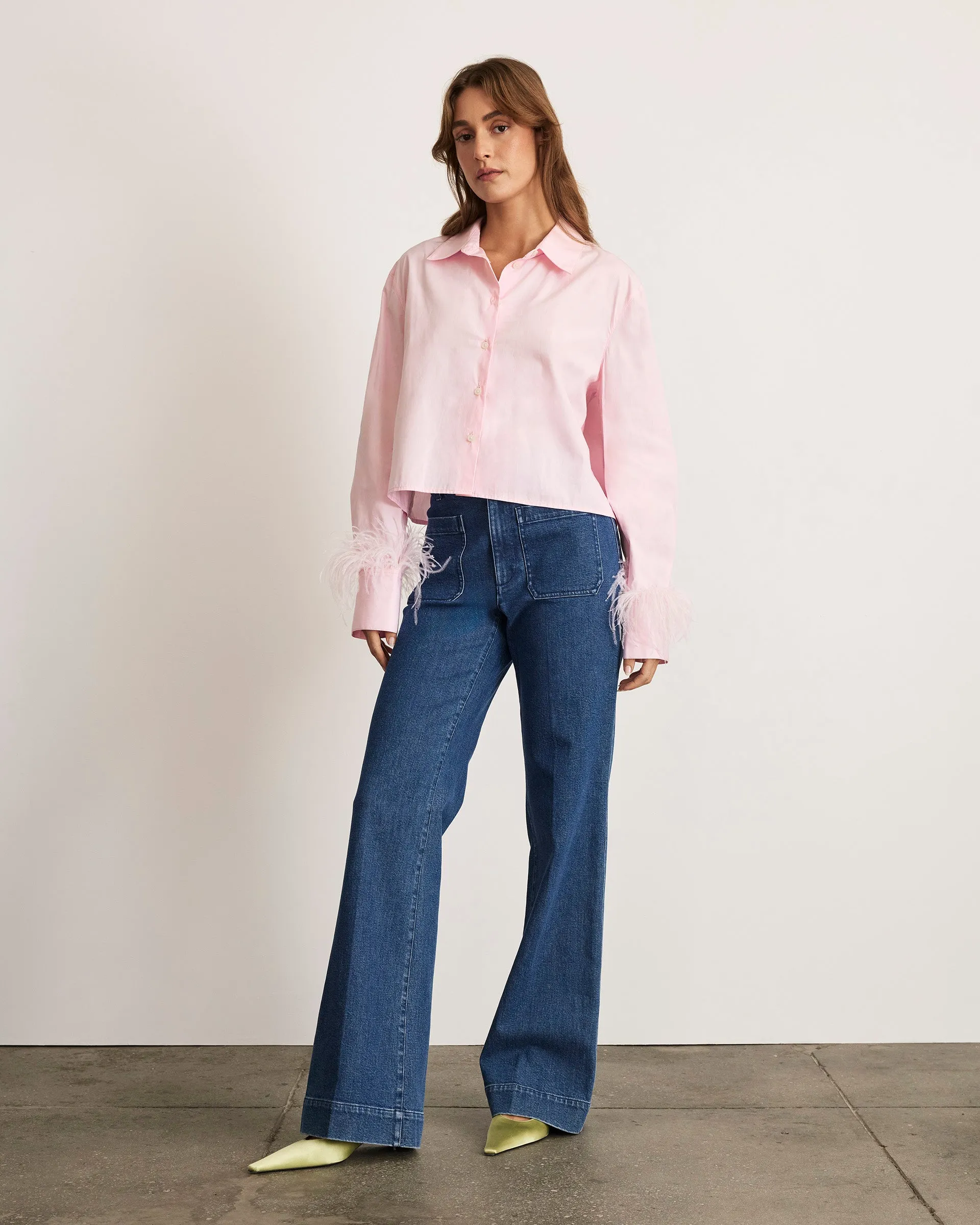 Largaux Feather Top sold by Tanya Taylor product image thumbnail 3