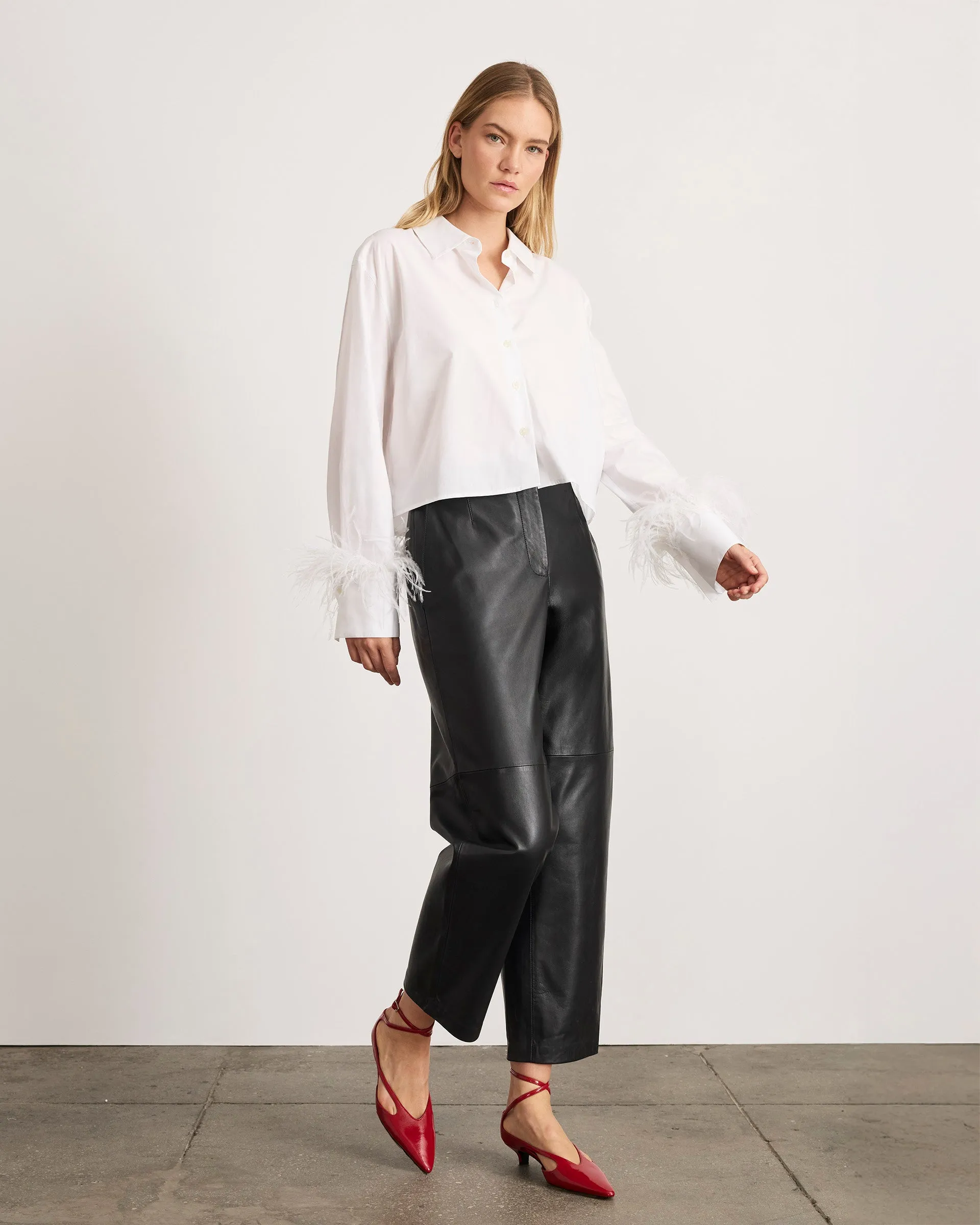 Largaux Feather Top sold by Tanya Taylor product image thumbnail 2