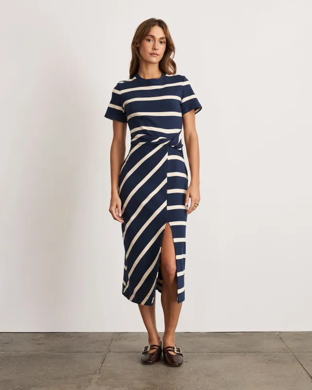 Short Sleeve Striped Cody Dress sold by Tanya Taylor