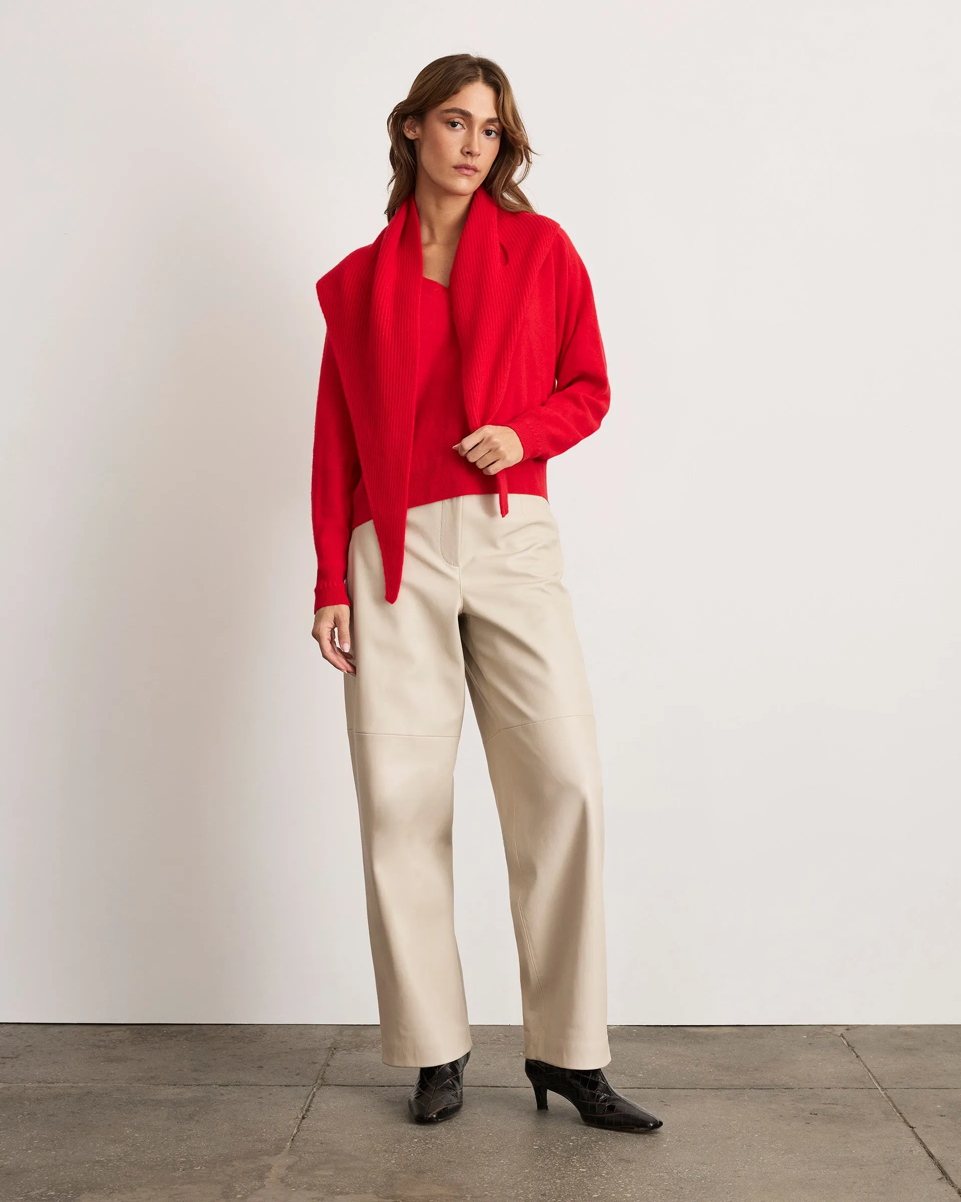 Silvia Cashmere Triangle Scarf sold by Tanya Taylor product image thumbnail 2