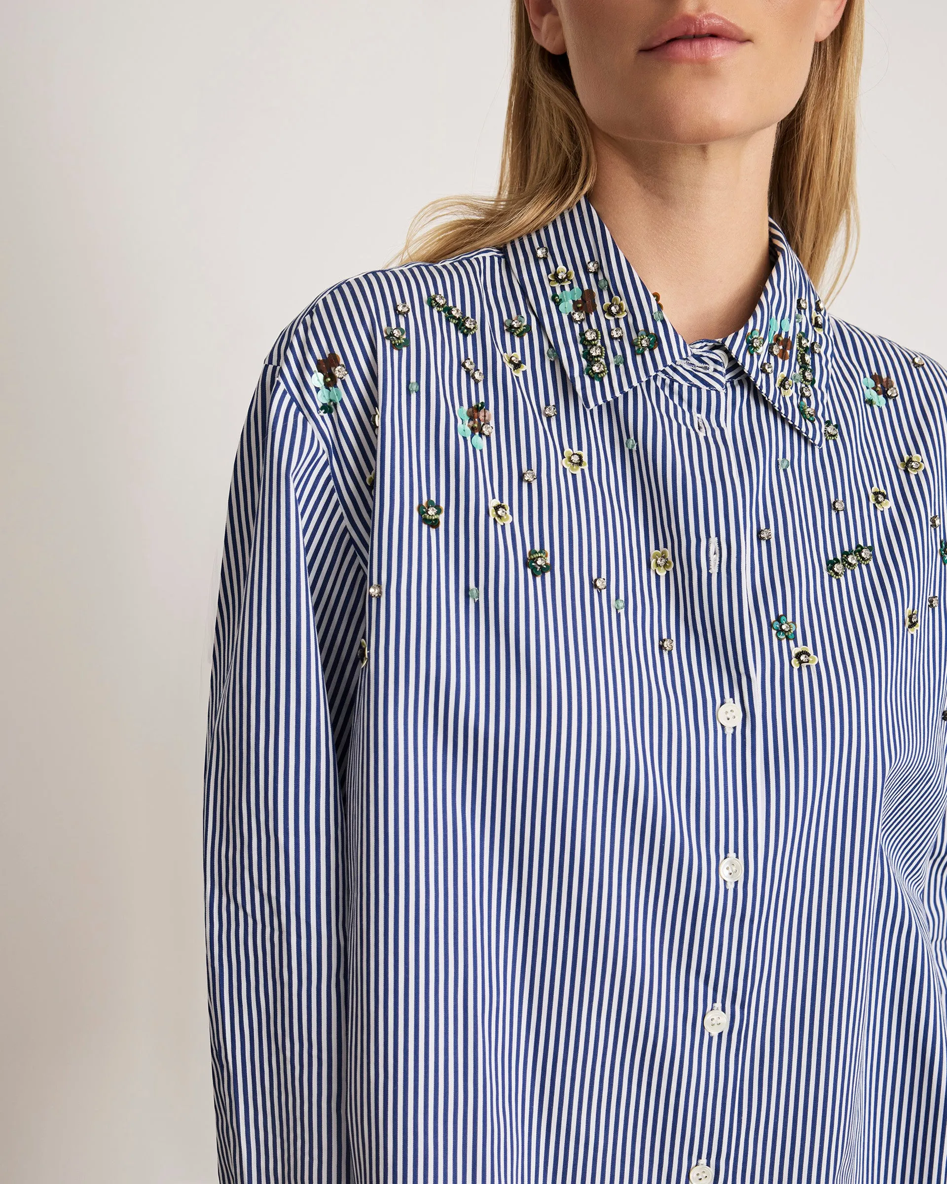Margaux Embellished Shirt sold by Tanya Taylor product image thumbnail 4