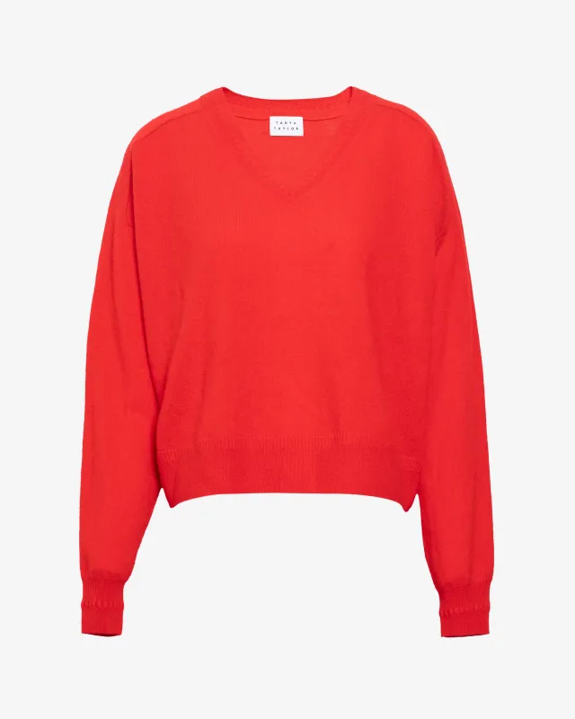 Audrey Cashmere Sweater made by Tanya Taylor