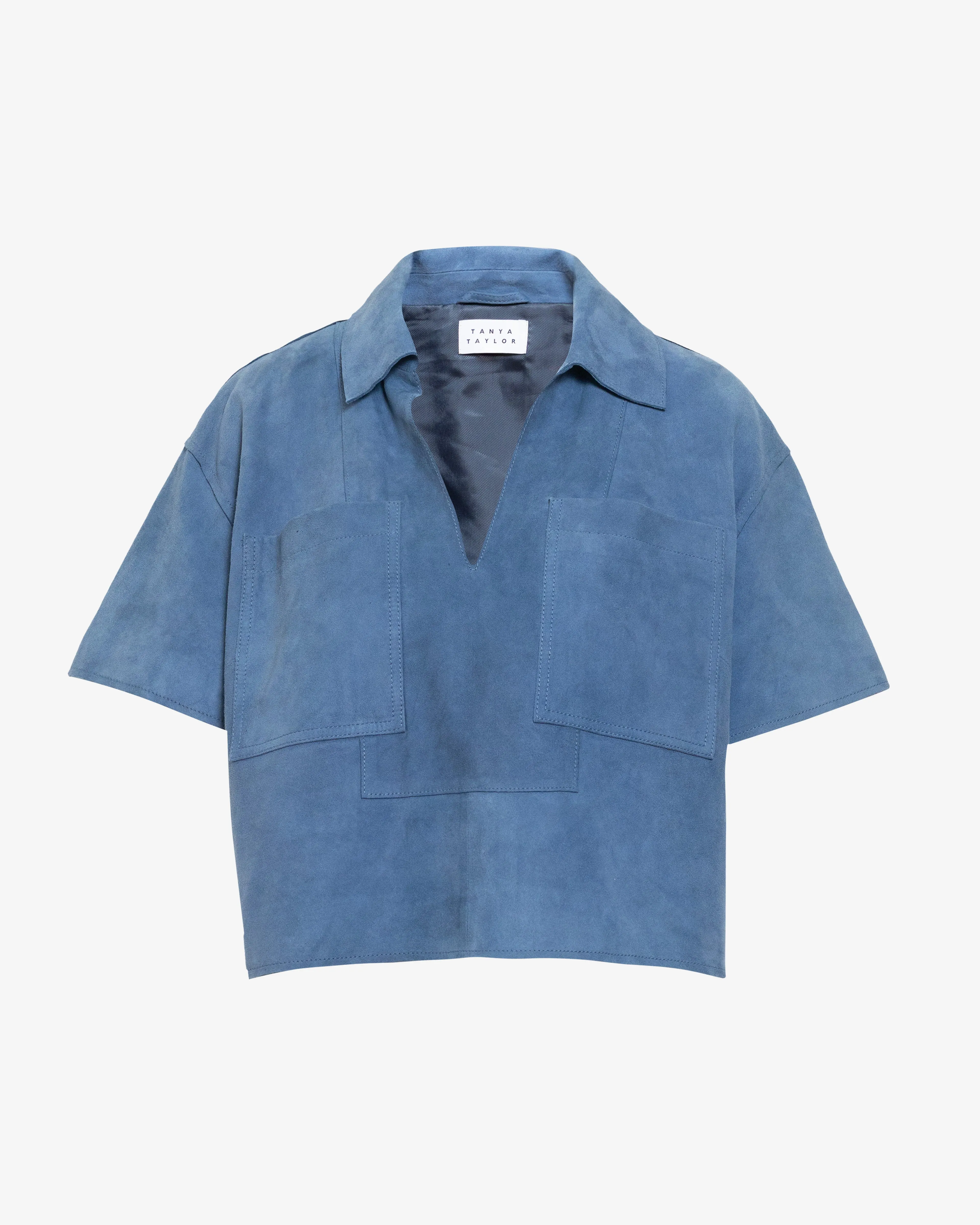 Jade Suede Top sold by Tanya Taylor product image thumbnail 5