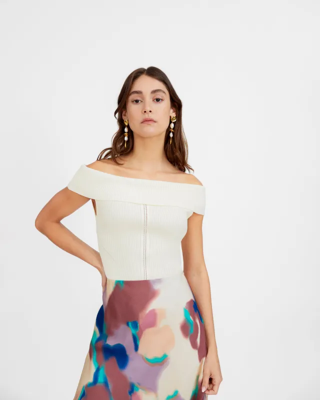 Zhuri Knit Top made by Tanya Taylor