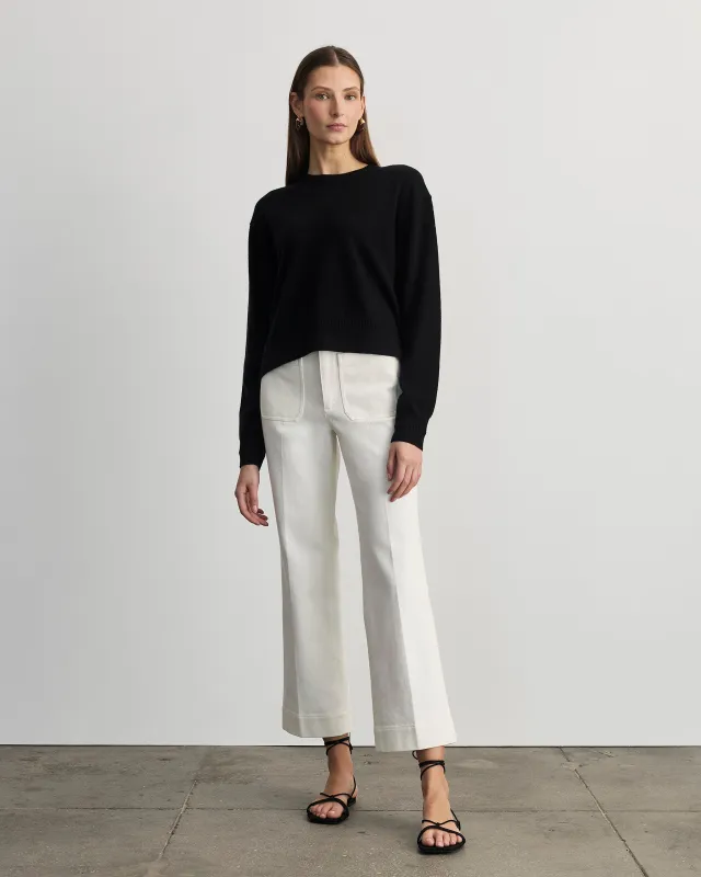 Cropped Nicole Pant made by Tanya Taylor