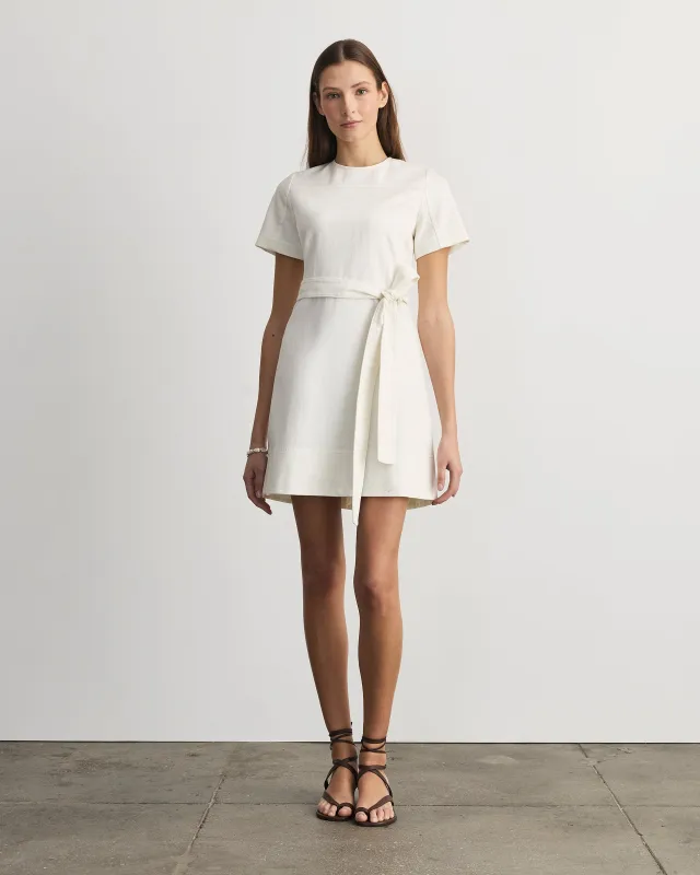 Short Ella Denim Dress made by Tanya Taylor