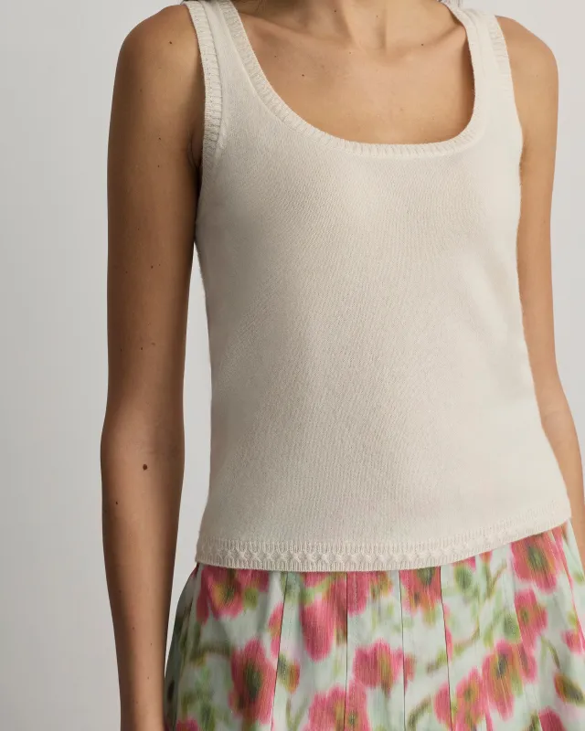 Rory Cashmere Tank made by Tanya Taylor