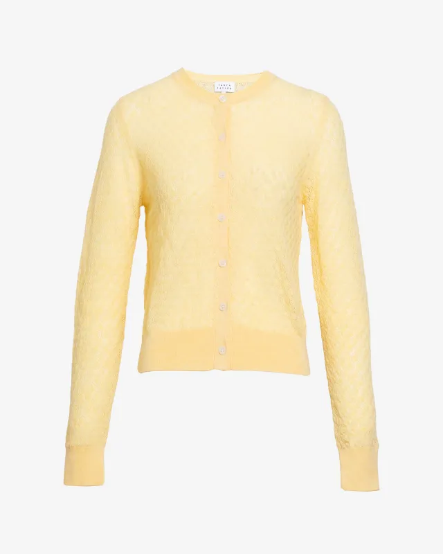 Lisa Knit Cardigan made by Tanya Taylor