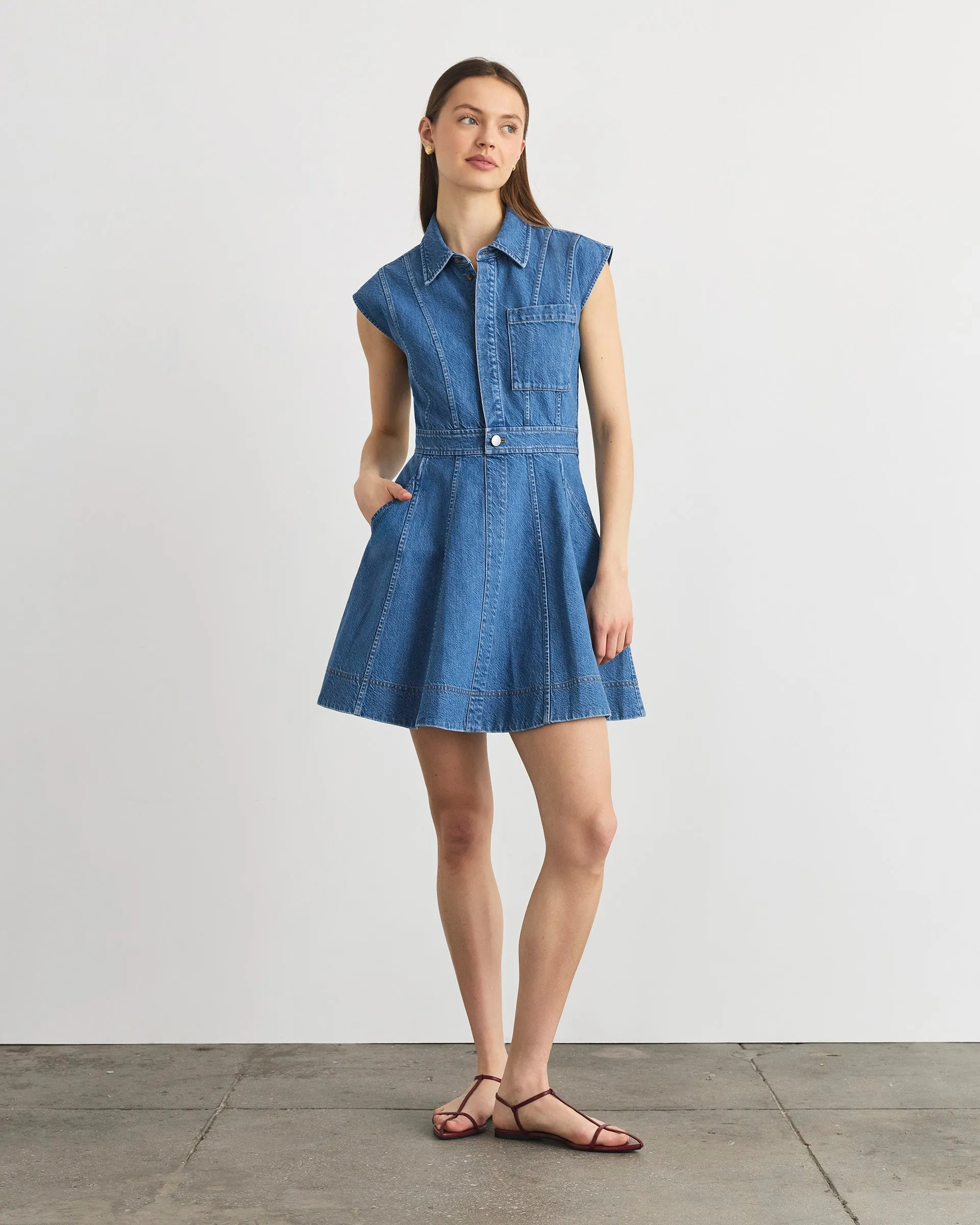 Sleeveless Hailey Dress sold by Tanya Taylor product image thumbnail 2