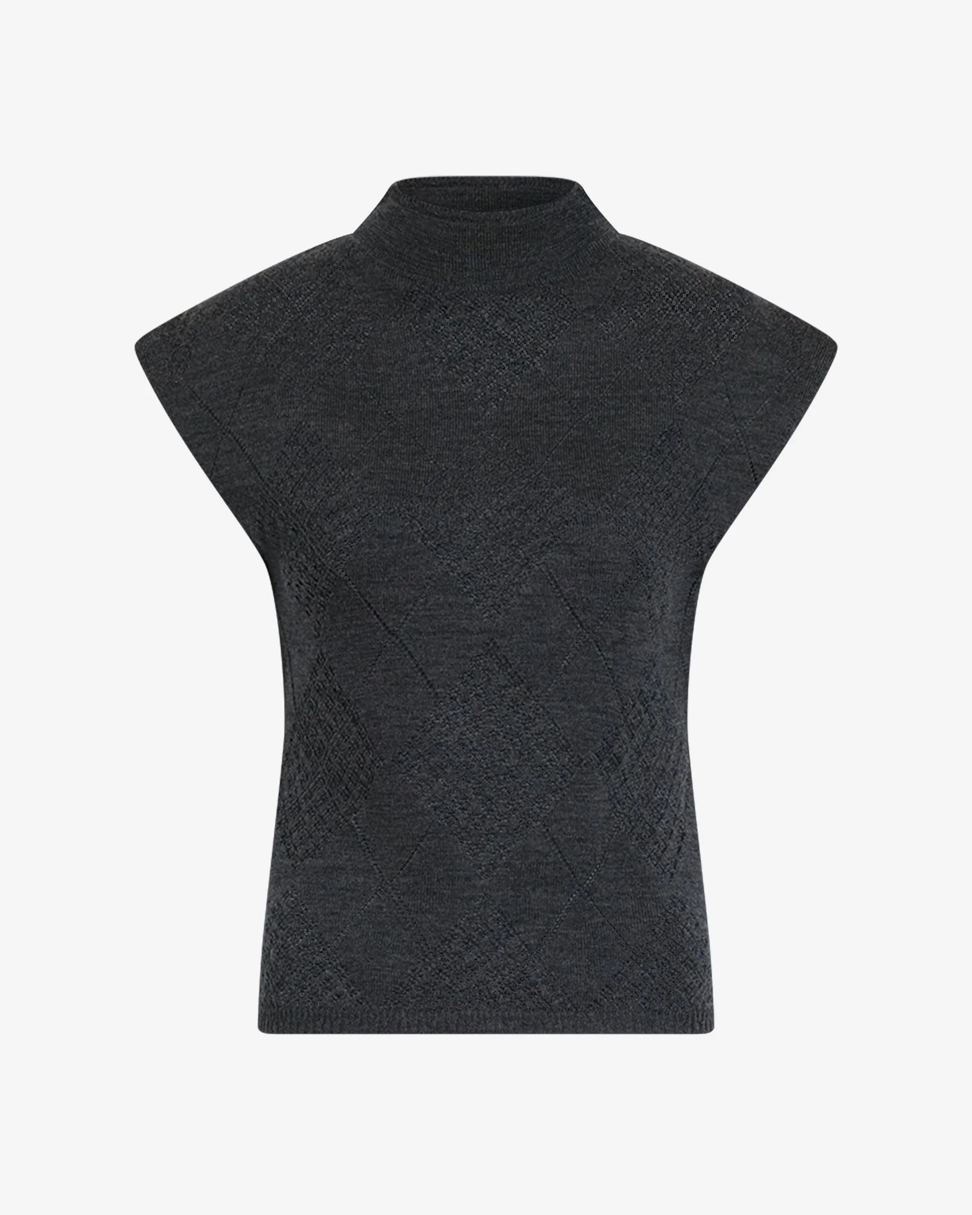 Adrien Argyle Pointelle Turtleneck sold by Tanya Taylor product image thumbnail 5