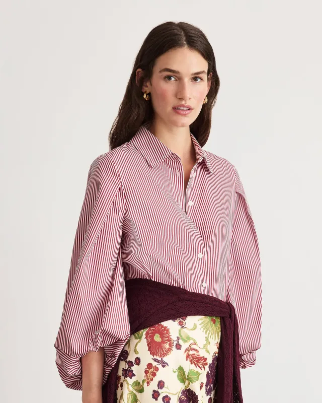 Marina Stripe Top made by Tanya Taylor