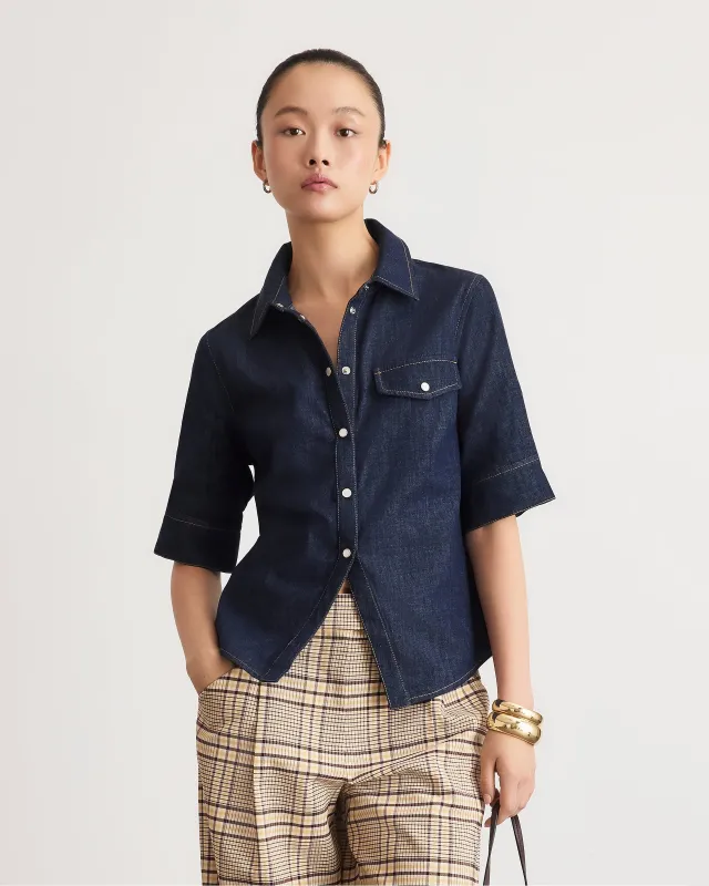 Winston Denim Top made by Tanya Taylor