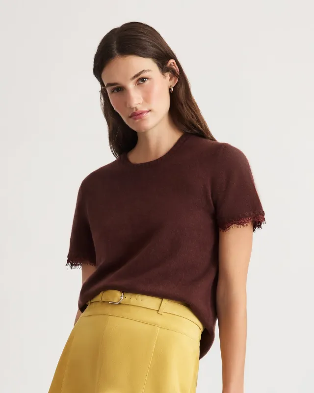 Dailey Cashmere Top with Lace made by Tanya Taylor