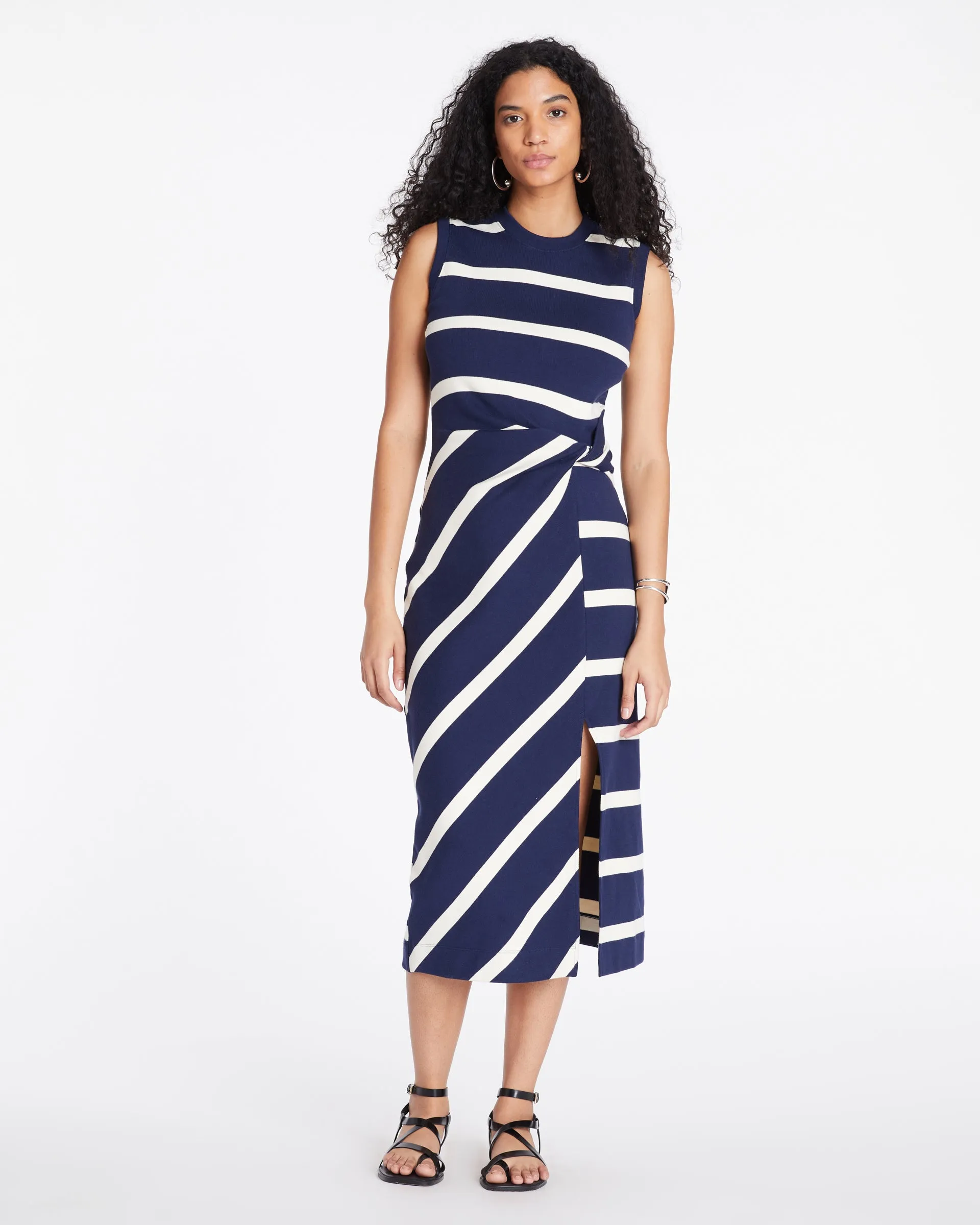 Sleeveless Striped Cody Dress sold by Tanya Taylor product image thumbnail 2