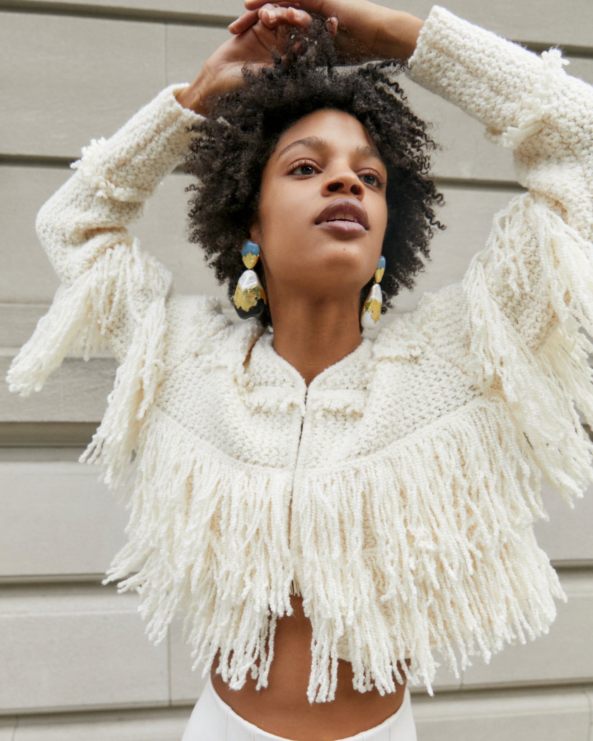 Sola Knit Jacket sold by Tanya Taylor product image thumbnail 5