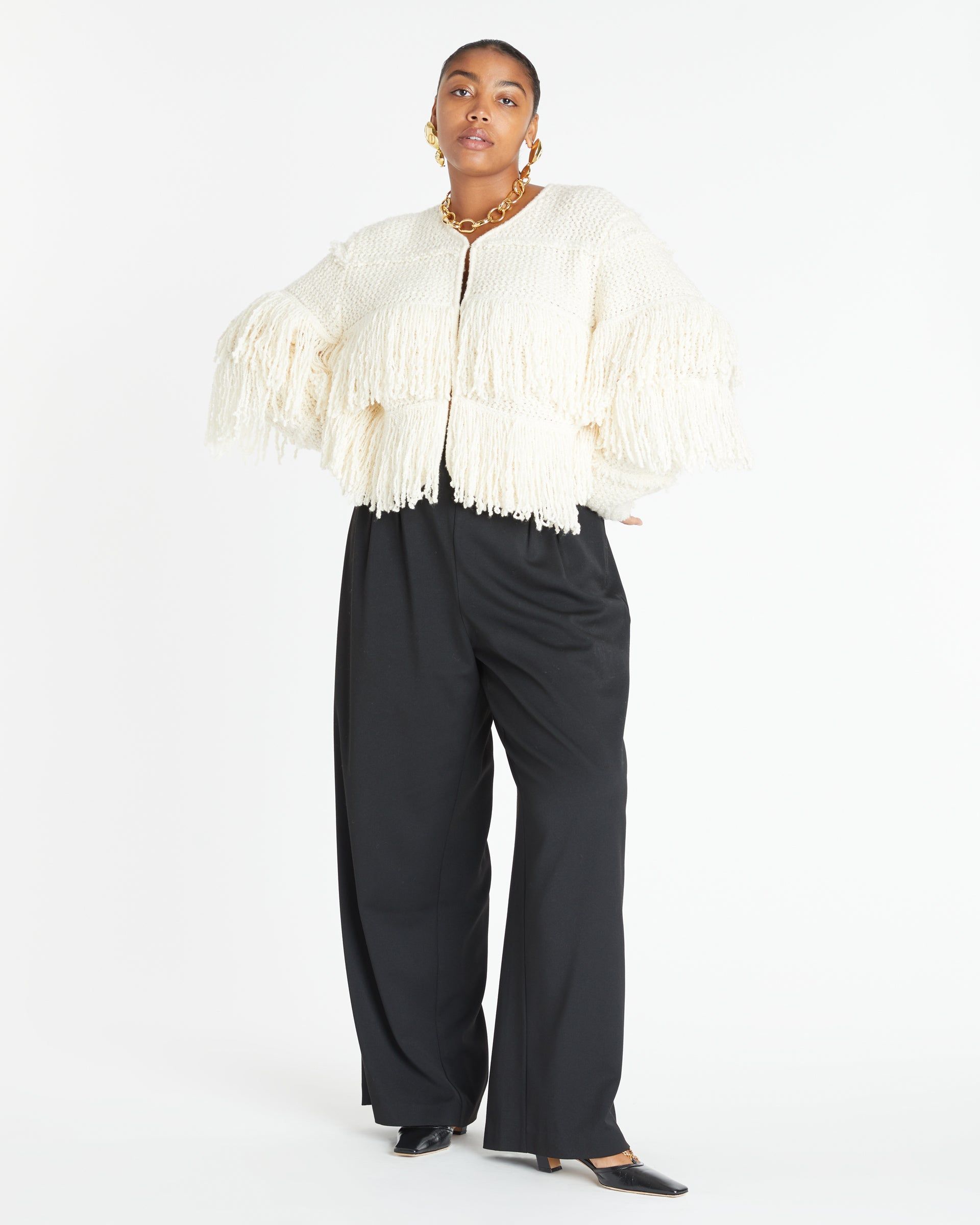 Sola Knit Jacket sold by Tanya Taylor product image thumbnail 4