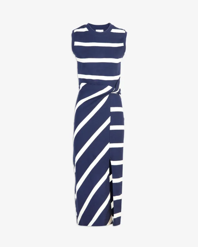 Sleeveless Striped Cody Dress made by Tanya Taylor