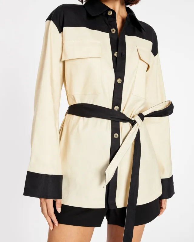 Kenny Shirt Jacket sold by Tanya Taylor