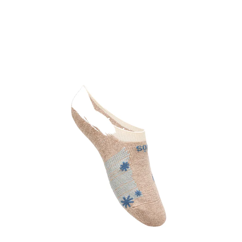 No Show Stars and Stripes Socks Single sold by Taos Footwear