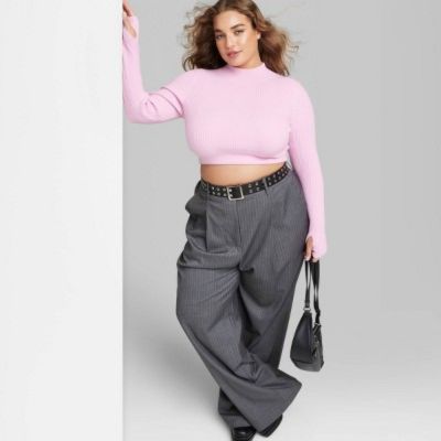 Women's Cropped Fitted Sweater Top - Wild Fable™ sold by Target