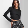Women Long Sleeve Boat Neck T-Shirt - Wild Fable™ sold by Target