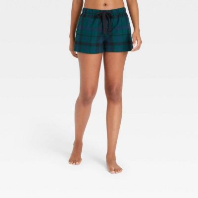 Women's Plaid Flannel Pajama Shorts - Stars Above™ sold by Target