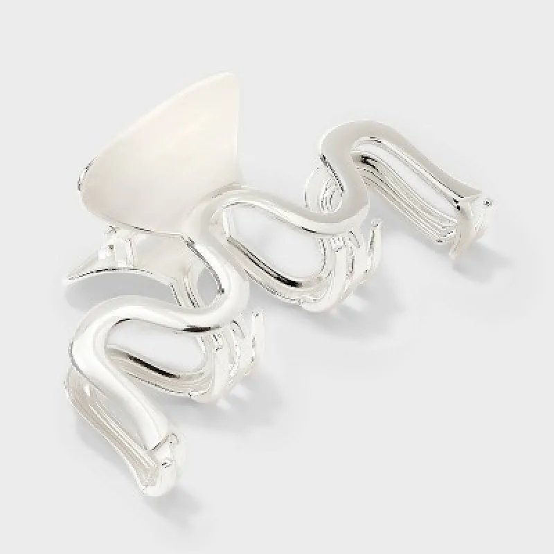 Metal Wavy Claw Hair Clip - Universal Thread™ sold by Target
