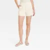 Women's High-Rise Tailored Shorts - A New Day™ Cream 0 sold by Target