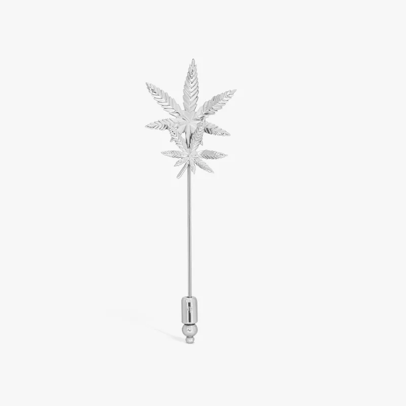 Herbal Pin In Palladium Plated made by Tateossian