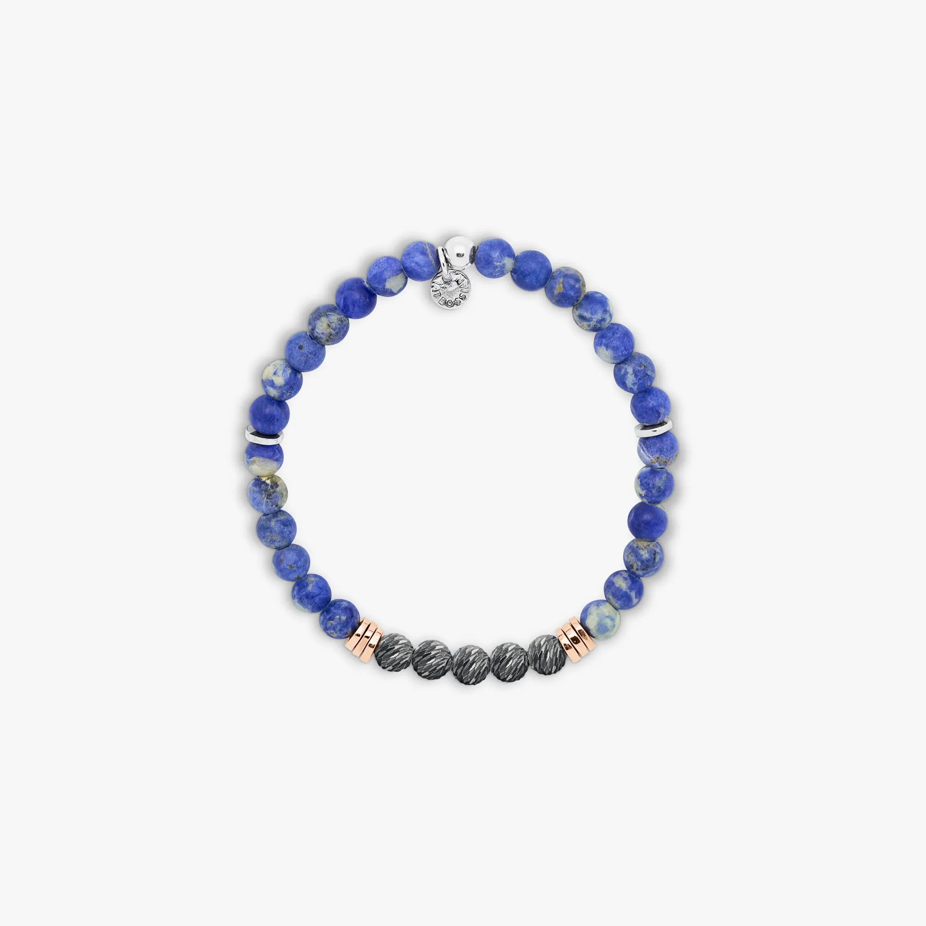 Stonehenge Graffiato Beaded Bracelet With Blue Sodalite sold by Tateossian product image thumbnail 3