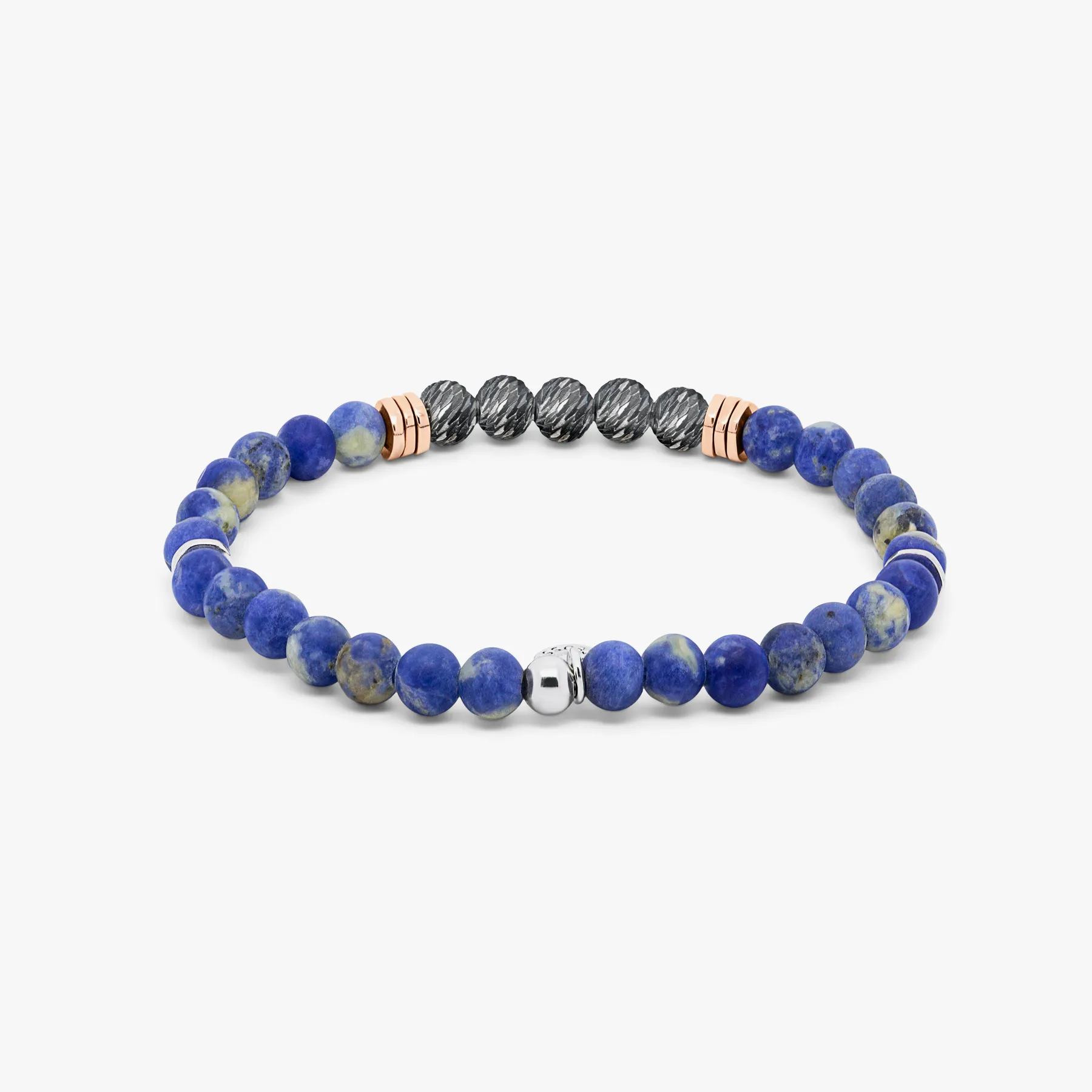 Stonehenge Graffiato Beaded Bracelet With Blue Sodalite sold by Tateossian product image thumbnail 4