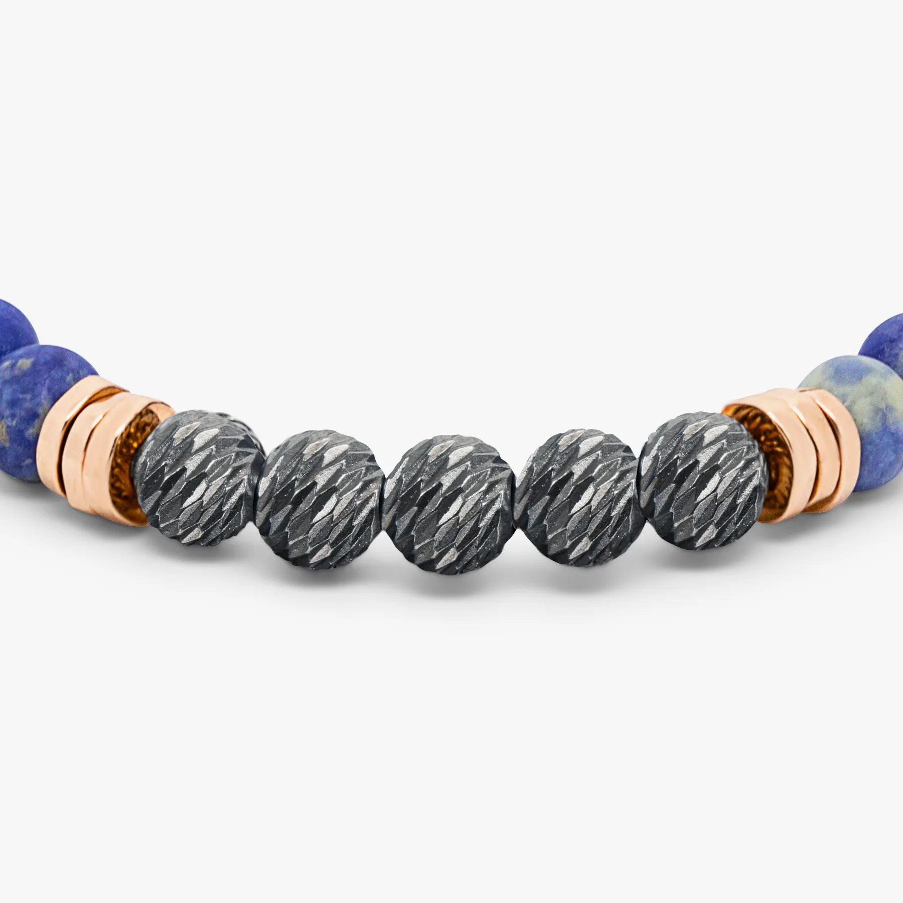 Stonehenge Graffiato Beaded Bracelet With Blue Sodalite sold by Tateossian product image thumbnail 5