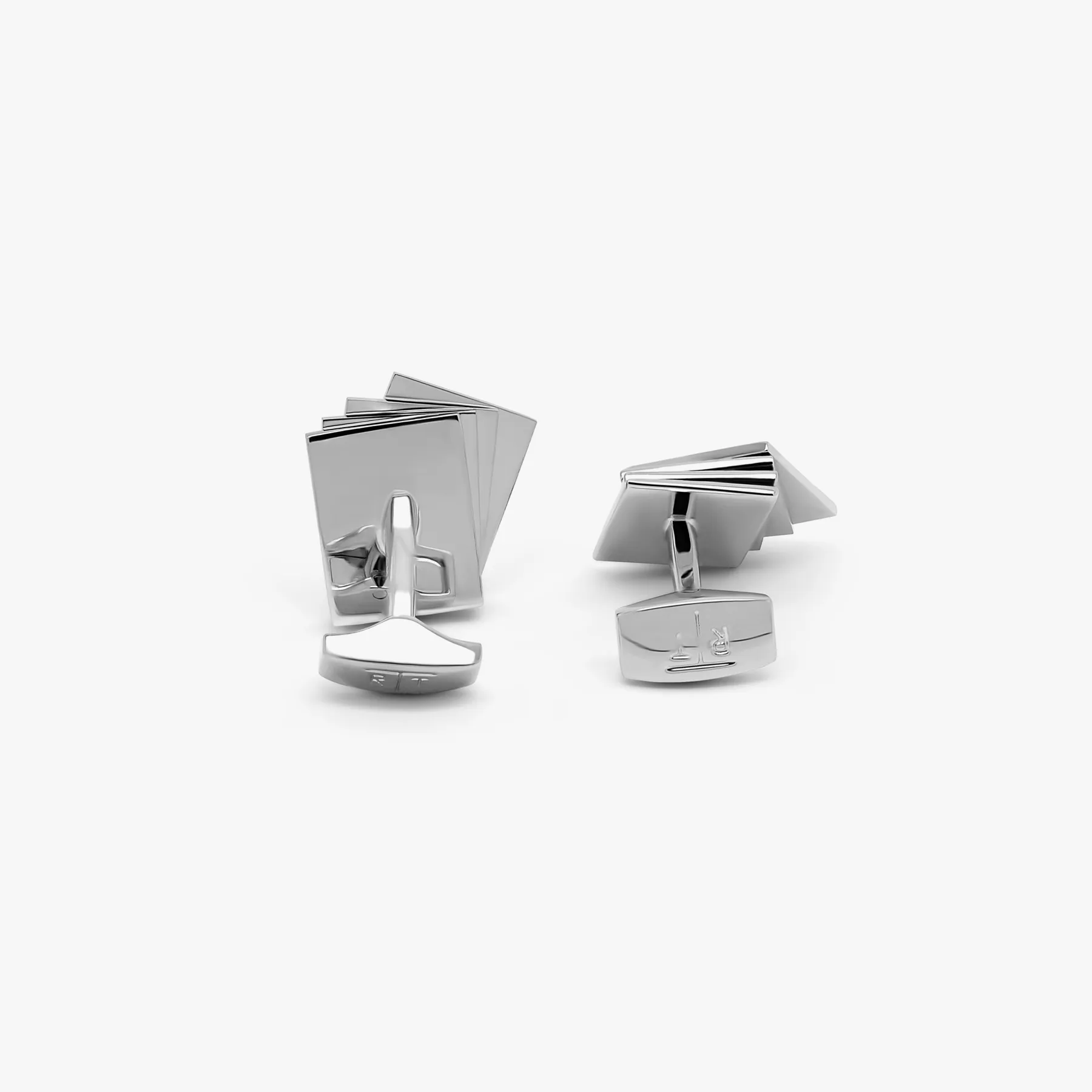 Playing Card Cufflinks in Palladium Plated sold by Tateossian product image thumbnail 3