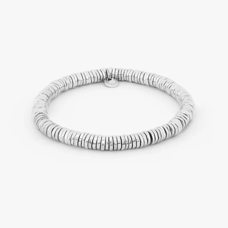 Pure Disc Expandable bracelet in sterling silver sold by Tateossian