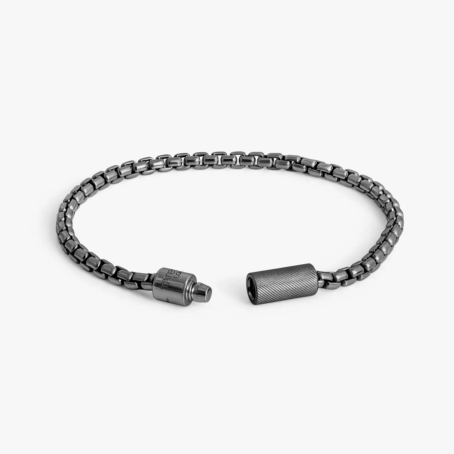 Pop Box Bracelet In Black Rhodium Plated Sterling Silver sold by Tateossian product image thumbnail 3
