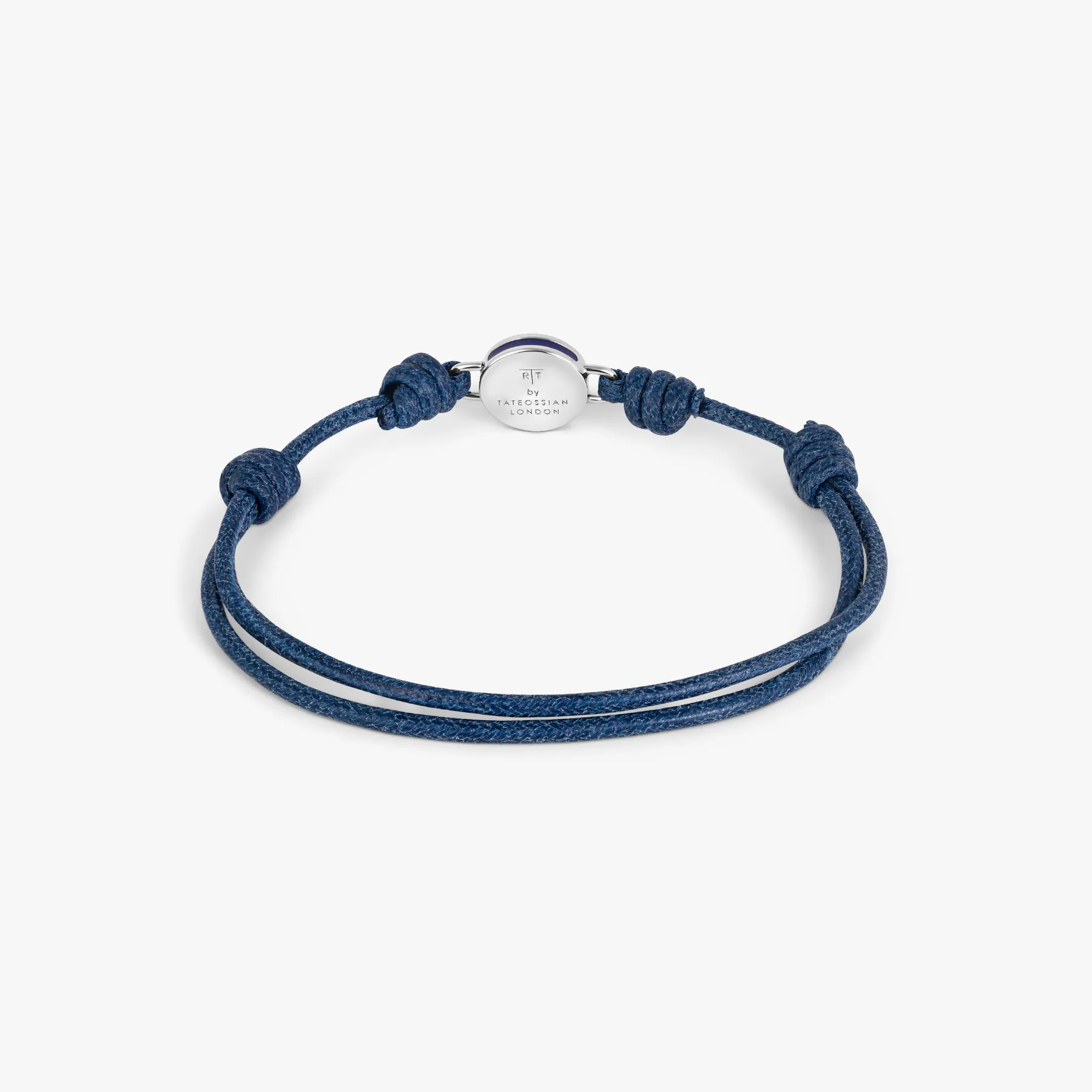 Macrame Milos Evil Eye Bracelet In Blue sold by Tateossian product image thumbnail 2