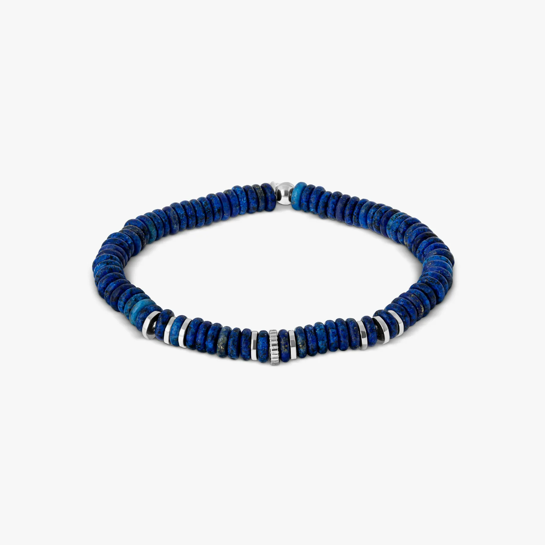Positano Beaded Bracelet With Blue Lapis sold by Tateossian