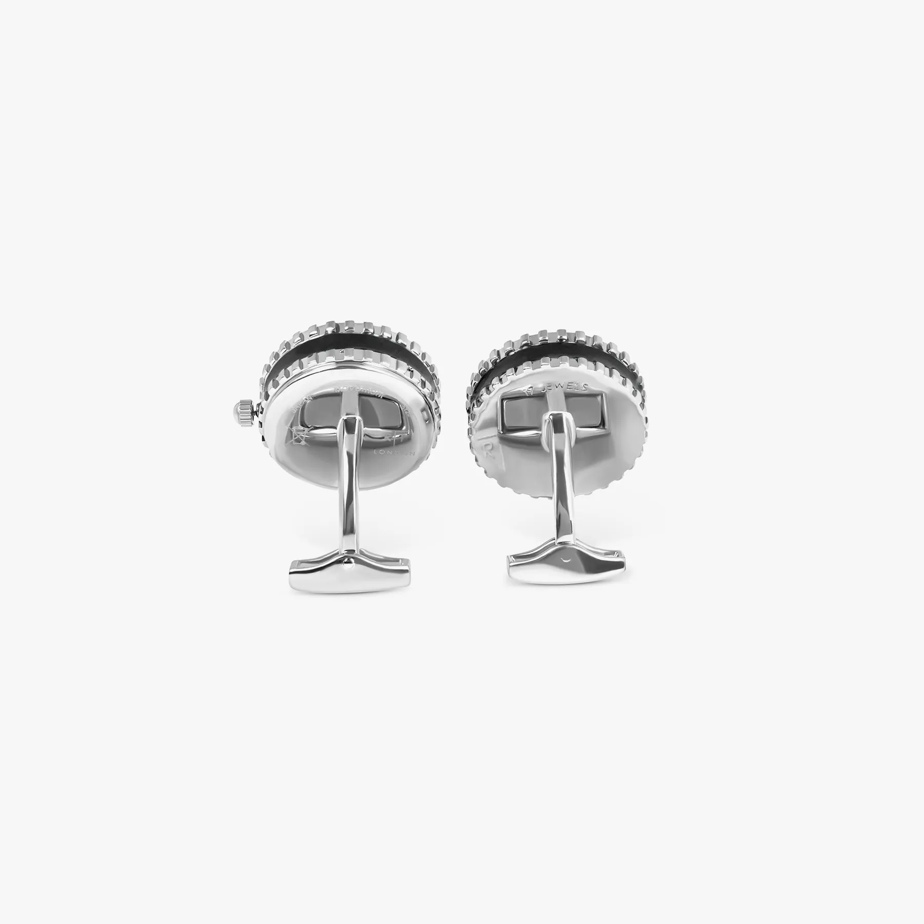 Vintage Heritage Skeleton Watch Cufflinks In Palladium Plated Silver sold by Tateossian product image thumbnail 2