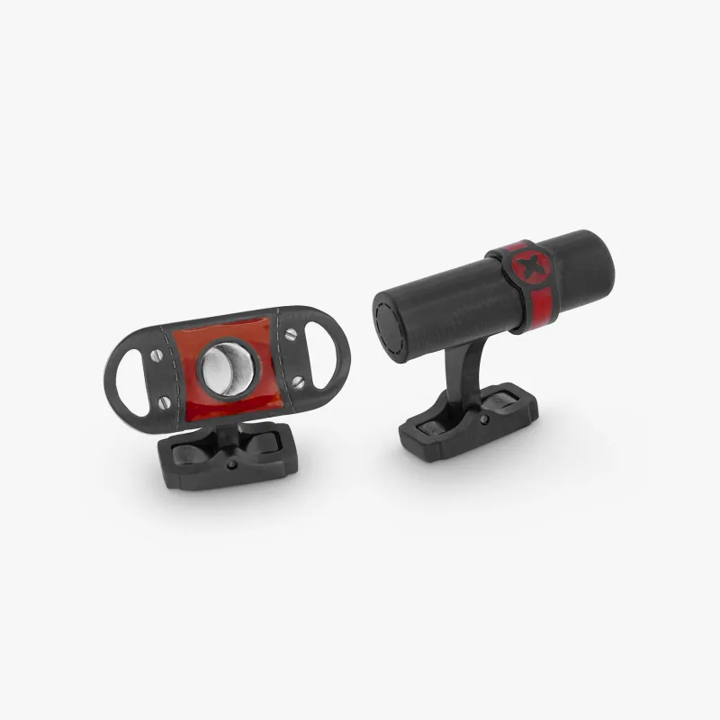 THOMPSON Cigar and Cutter cufflinks sold by Tateossian