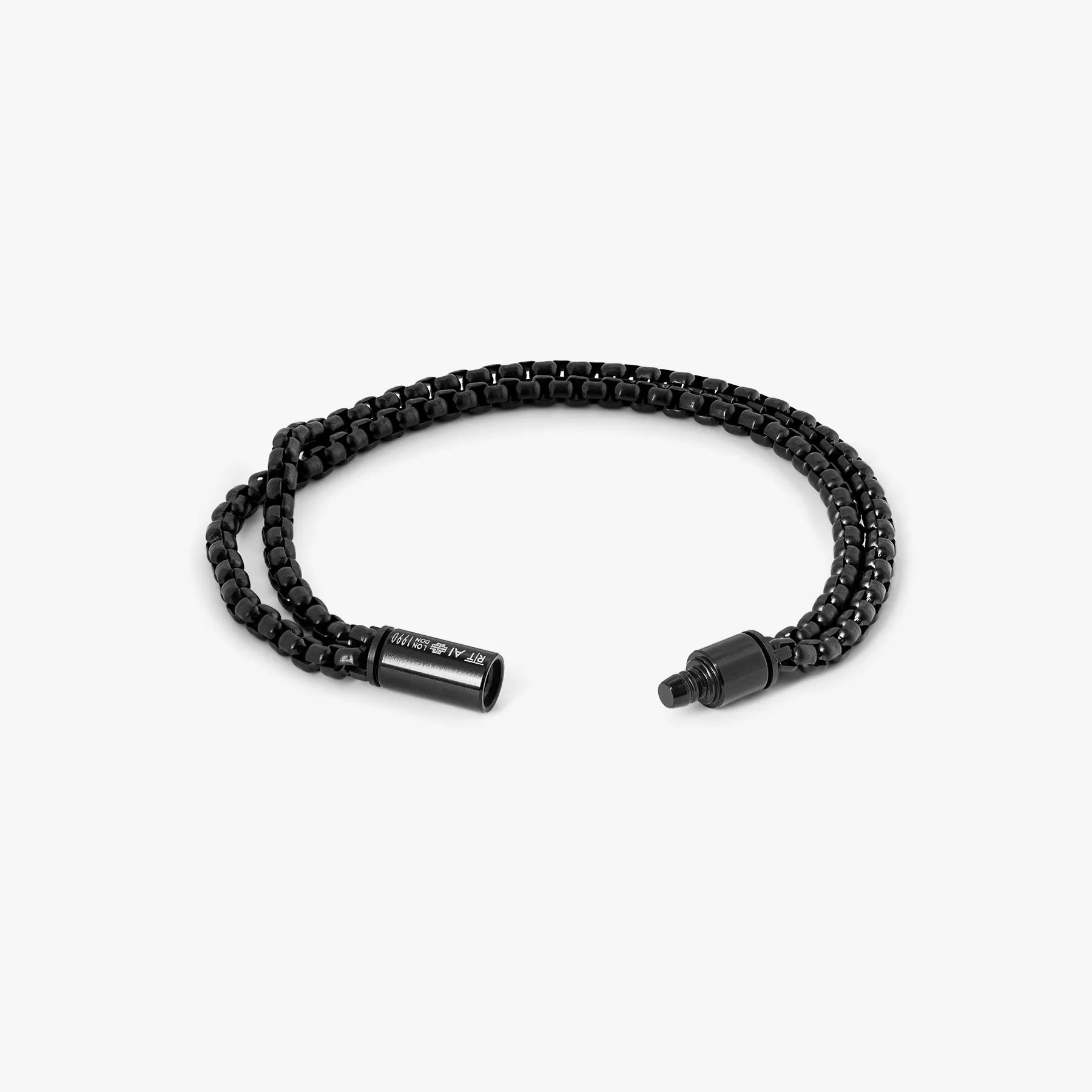 Pop Elements Bracelet In Black IP Plated Stainless Steel sold by Tateossian product image thumbnail 3