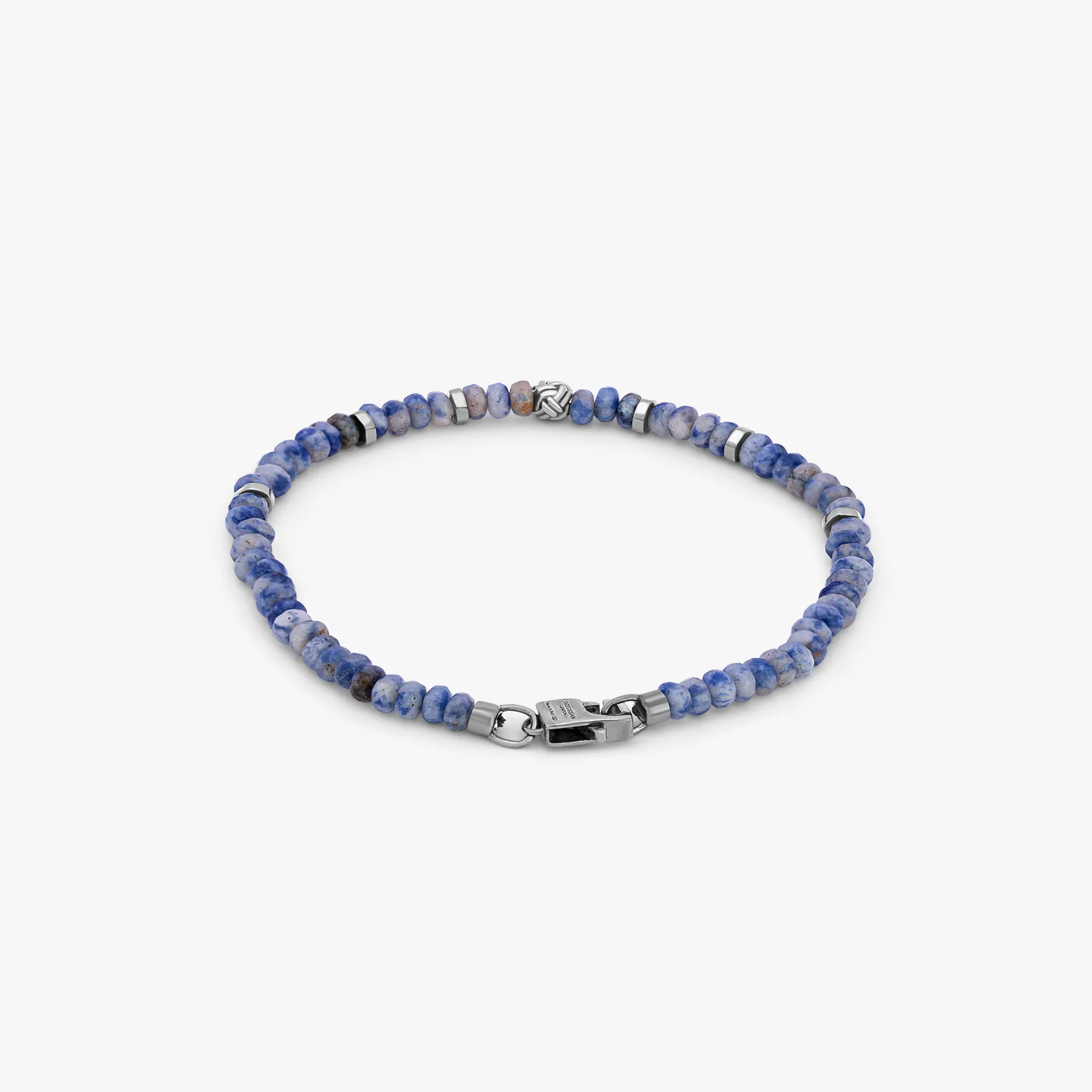 Nodo Beaded Bracelet In Blue Sodalite sold by Tateossian product image thumbnail 3