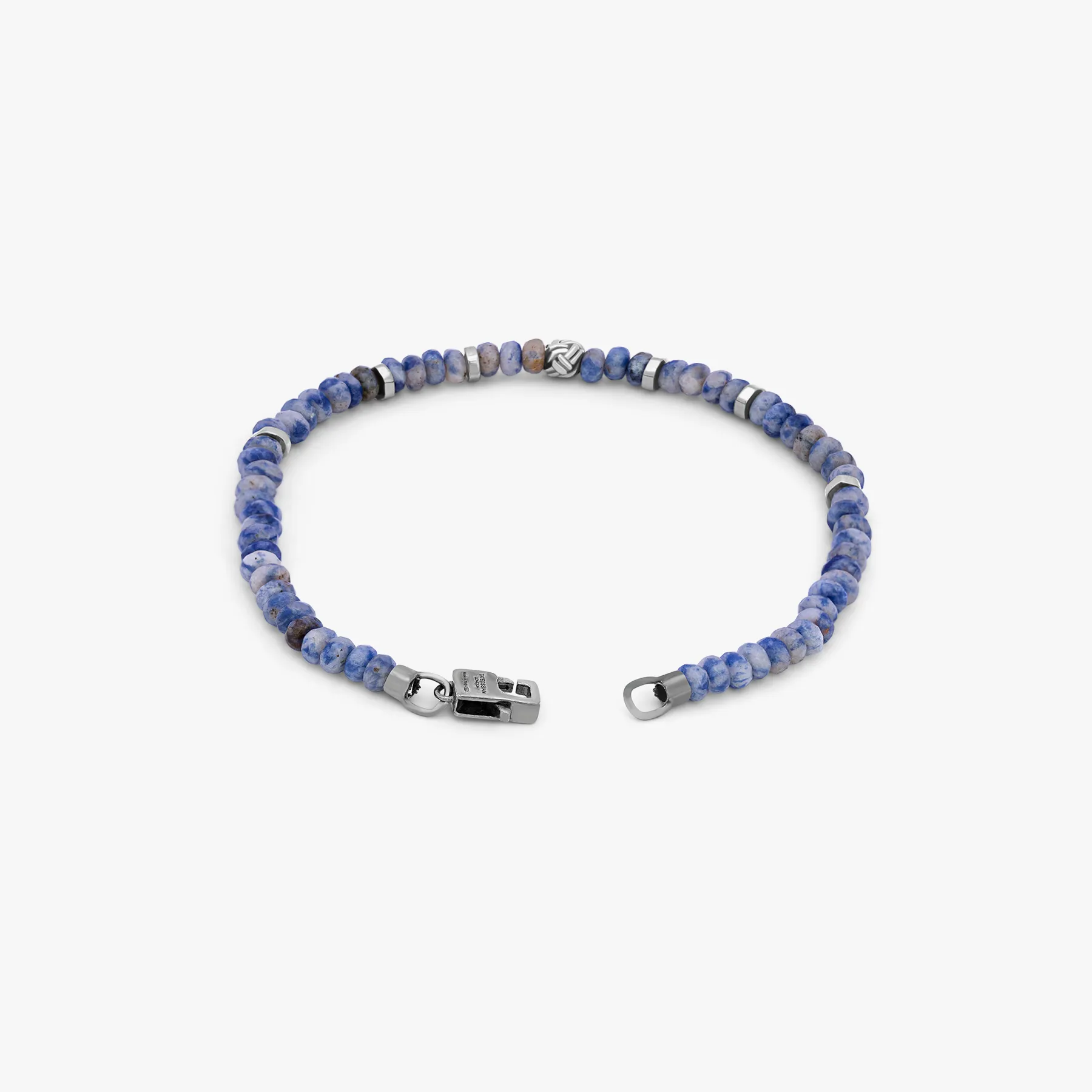Nodo Beaded Bracelet In Blue Sodalite sold by Tateossian product image thumbnail 4