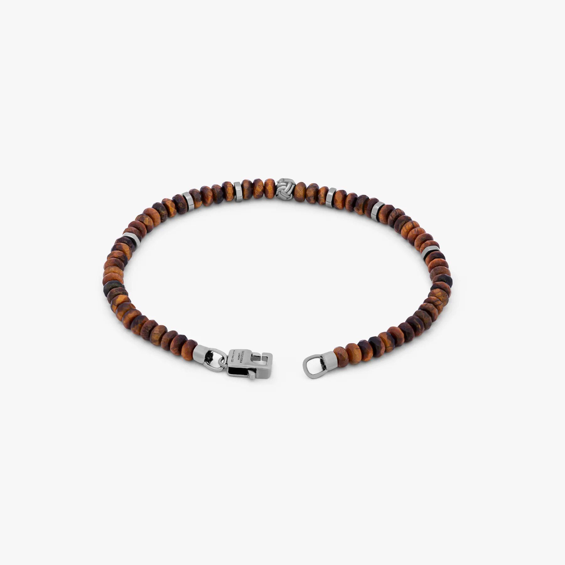 Nodo Beaded Bracelet In Brown Tiger Eye sold by Tateossian product image thumbnail 5