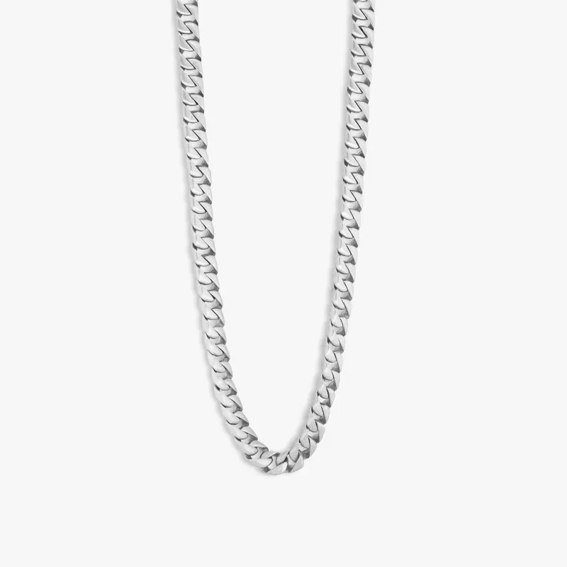 THOMPSON Silver Stainless Steel Catena Necklace sold by Tateossian