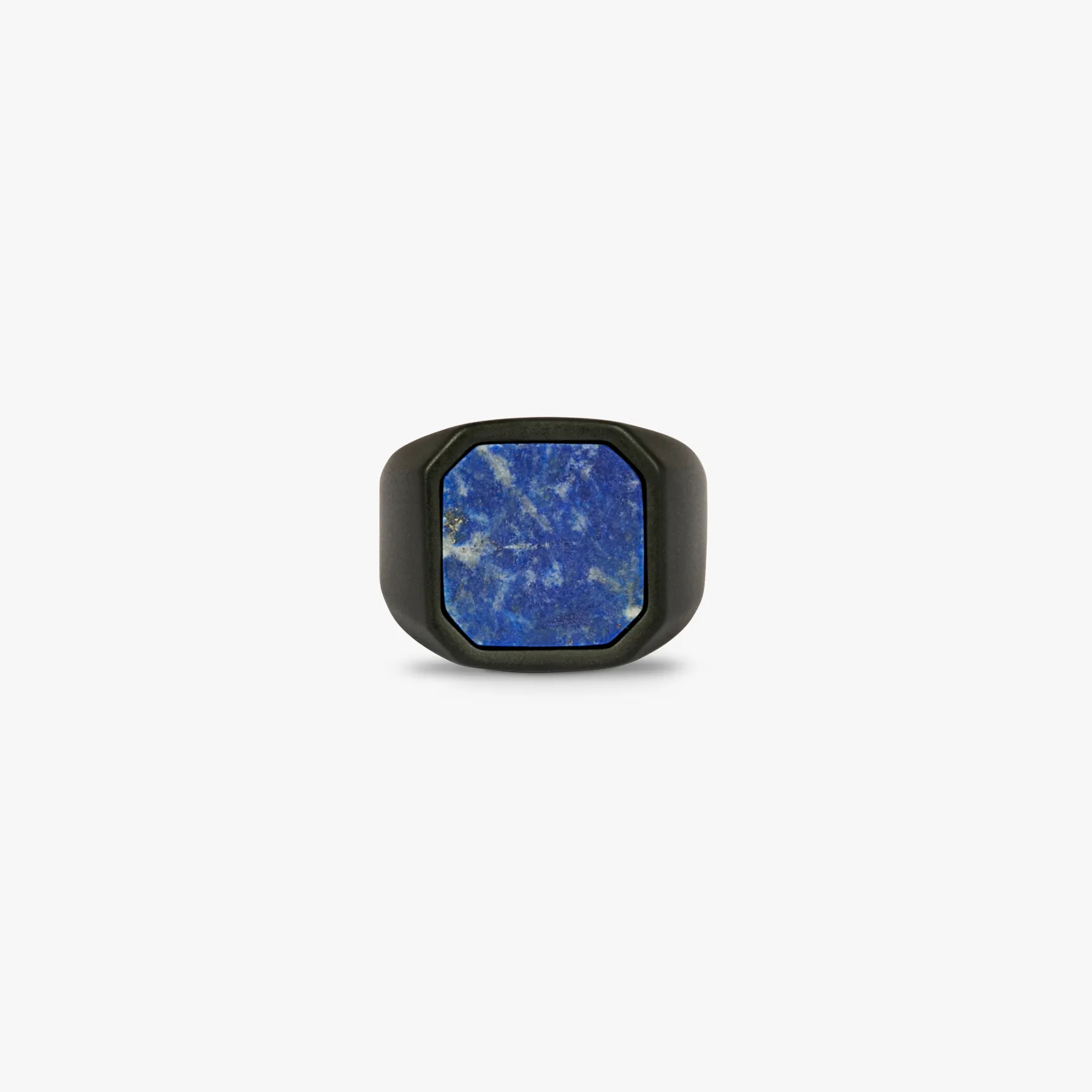 Ceramic Signet ring with lapis sold by Tateossian product image thumbnail 3