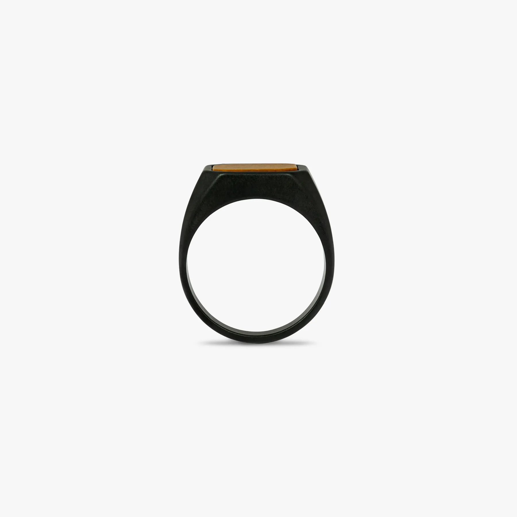Ceramic Signet ring with tiger eye sold by Tateossian product image thumbnail 3