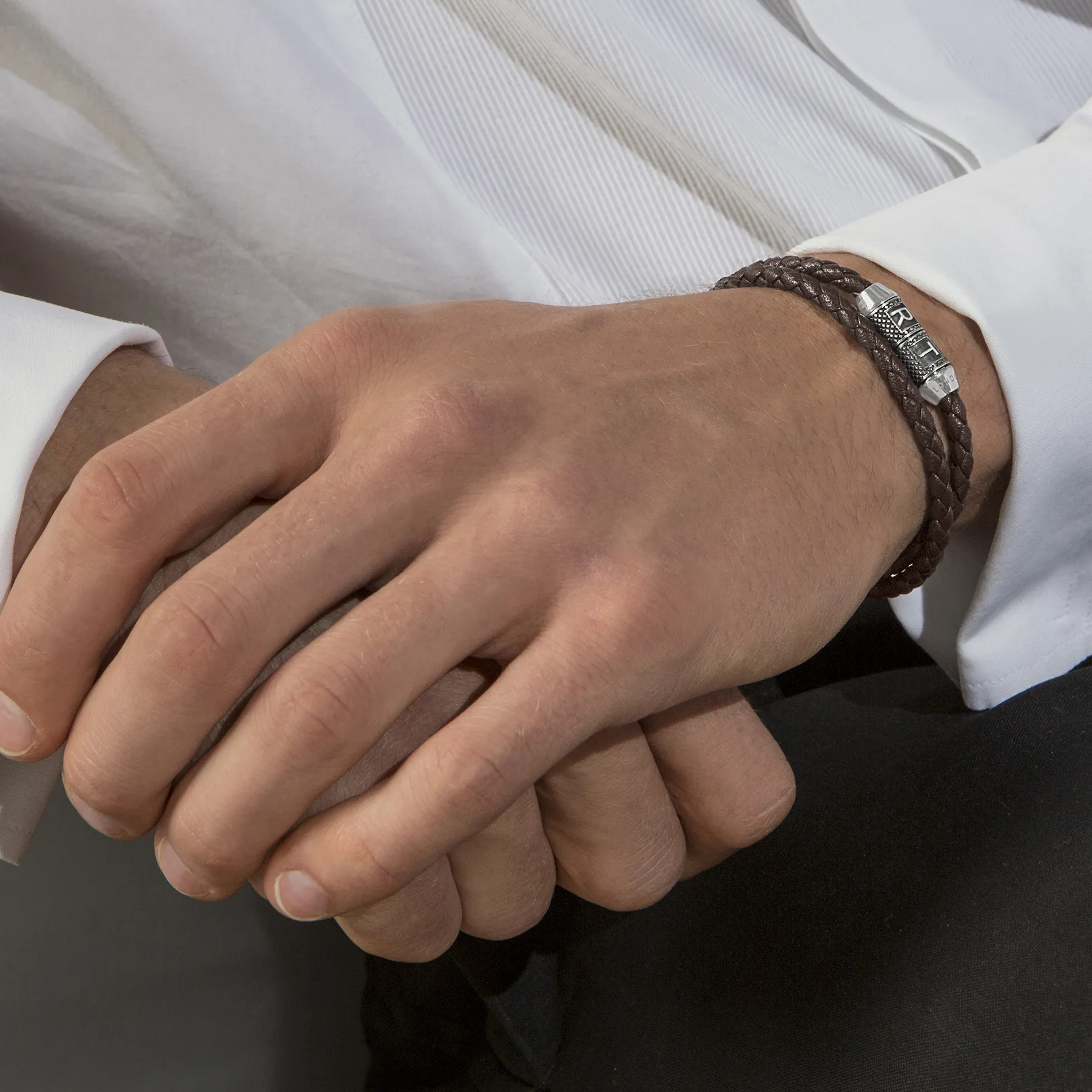 Lucky Me bracelet in brown sold by Tateossian product image thumbnail 2