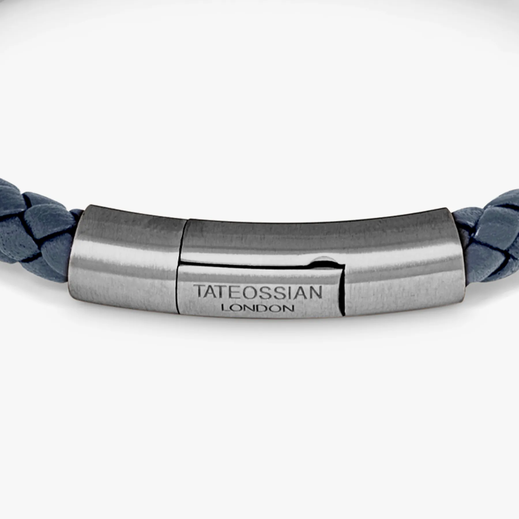 Charles Leather Bracelet In Navy sold by Tateossian product image thumbnail 2
