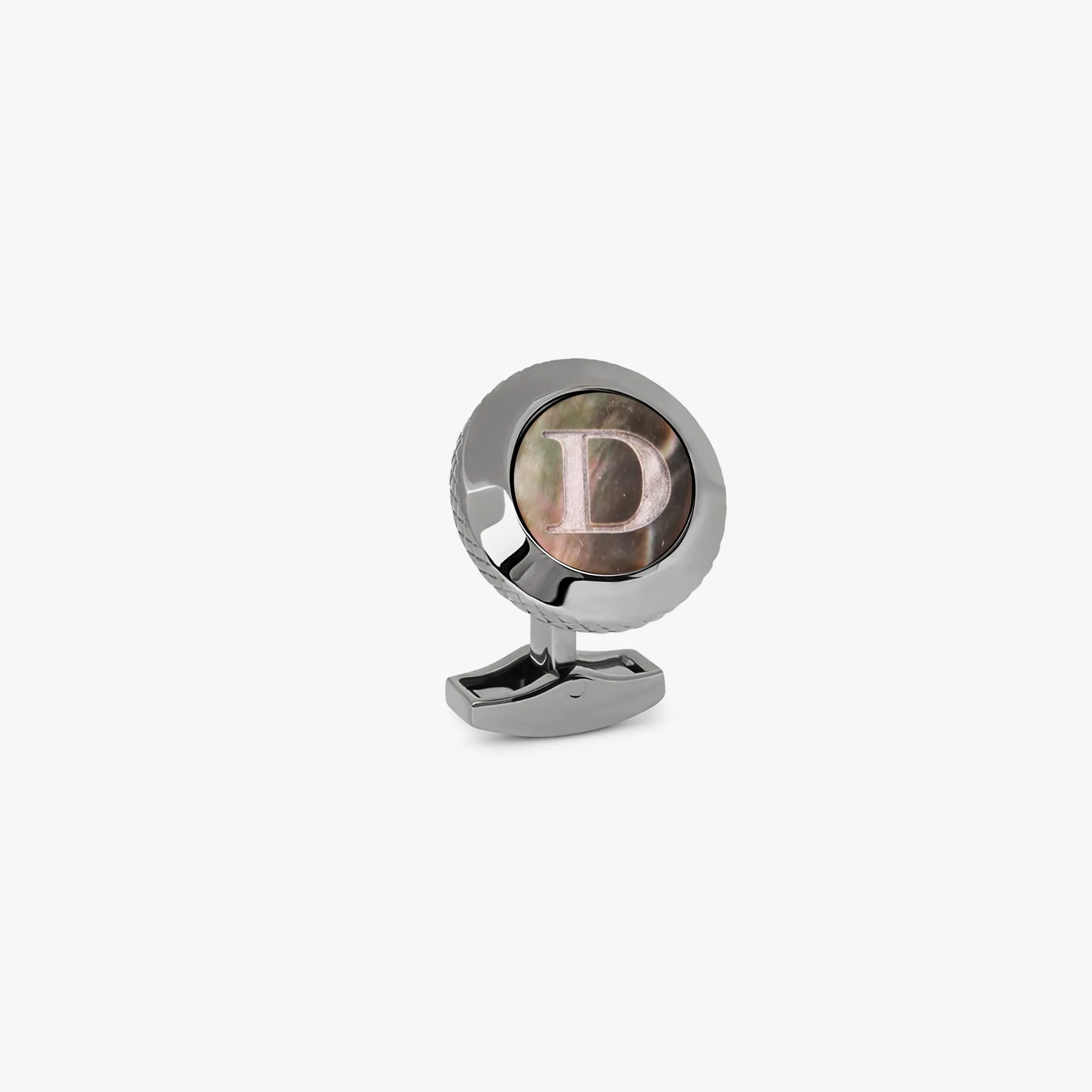 Personalised Single Initial Cufflink - D sold by Tateossian